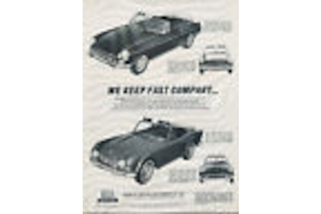 1965 Triumph TR-4 TR4 Amco P29 Classic Advertisement Ad