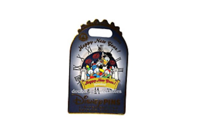 Disney Disneyland 2024 Happy New Year Donald & Nephews Huey Dewey & Louie LE Pin