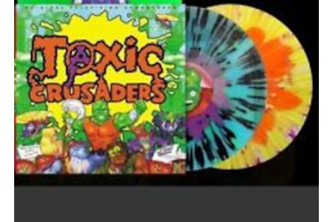 Toxic Crusaders Tv Series Soundtrack Score Record Club Variant Vinyl LP Avenger