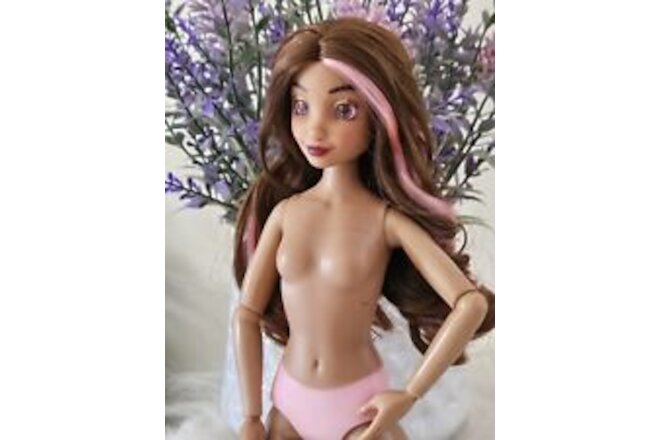 2024 Disney Ily 4Ever Belle  Inspired 11" Doll Articulated Nude for OOAK