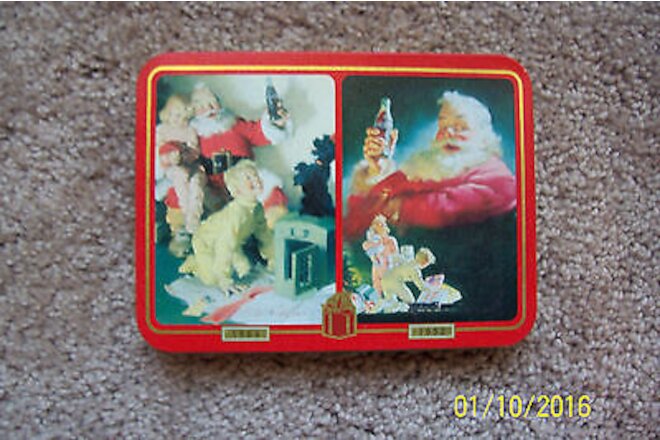 1996 Coca-Cola Christmas Cards and Tin