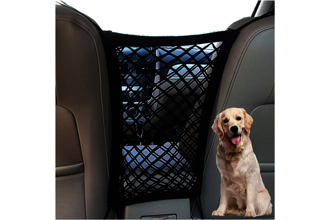 Dog Car Net Barrier Pet Barrier with Auto Safety Mesh Organizer Baby Stretchable
