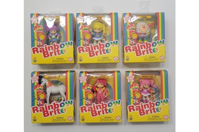 Rainbow Brite - 40th Anniversary Figures Full Set