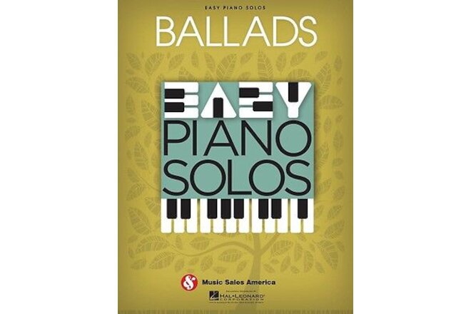Ballads Easy Piano Solos Sheet Music Solo Book NEW 014041286