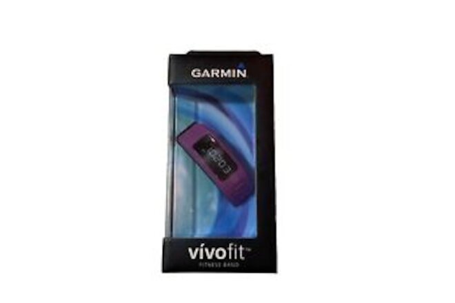 Garmin Vivofit Fitness Band/Watch Calories Steps Sleep Time Purple Bluetooth