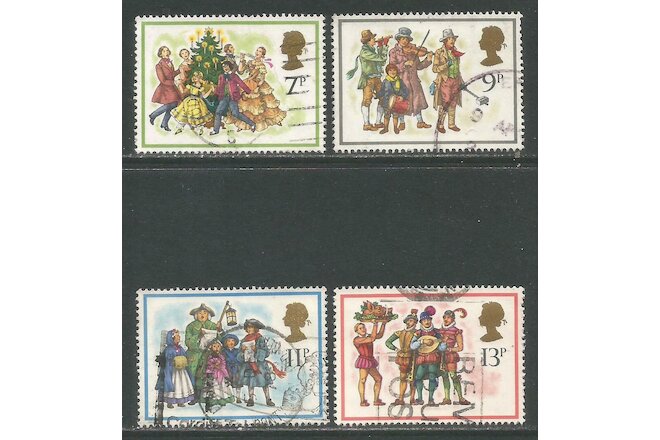 Great Britain 1978 Christmas/18th Century--Attractive Topical (847-50) fine used