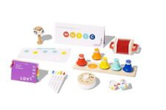 LOVEVERY | The Music Set | 6 Instruments and Rhythm & Songs Book, Toddler and...