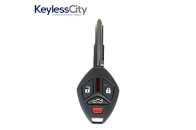 4-Button Remote Head Key Fits 2007-2012 Mitsubishi  /PN: MN141545/ OUCG8D-620M-A