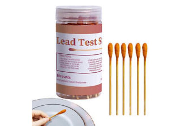 30/60pcs Test Swabs Lead Paint Test Kit Instant Lead Test Kit Quick Results New