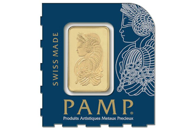 1 gram Gold Bar - PAMP Suisse Lady Fortuna .9999 Fine In Assay from Multigram+25
