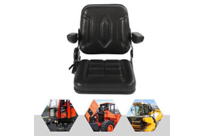 Black Quality Universal Suspension Seat Tractor Dumper Forklift Mower Digger