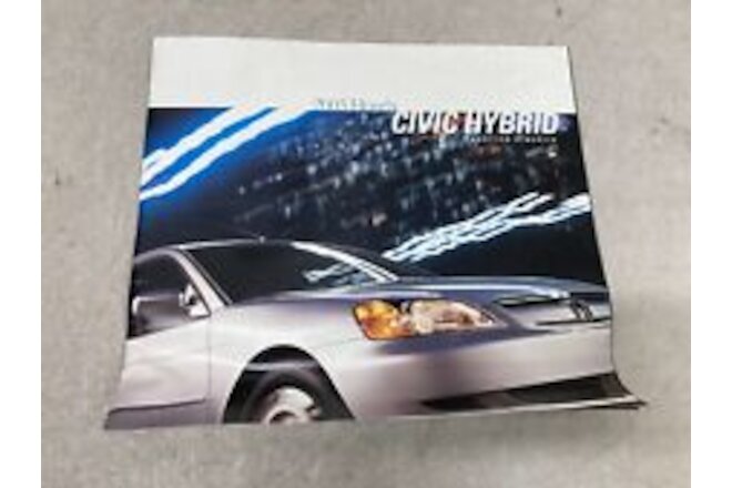 2003 Honda Civic Hybrid Print Ad Car Automobile Advertisement Vintage