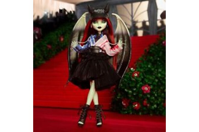 Mattel Creations Off-White™ c/o Monster High Raven Rhapsody Doll SKU#: HNV19