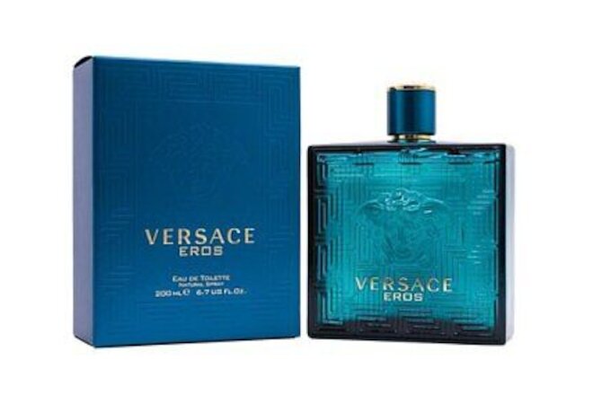 Versace Eros by Gianni Versace 6.7 / 6.8 oz EDT Cologne for Men New In Box