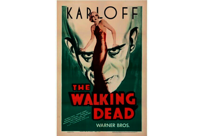 Horror The Walking Dead Boris Karloff Movie Poster Print 17 X 12 Reproduction