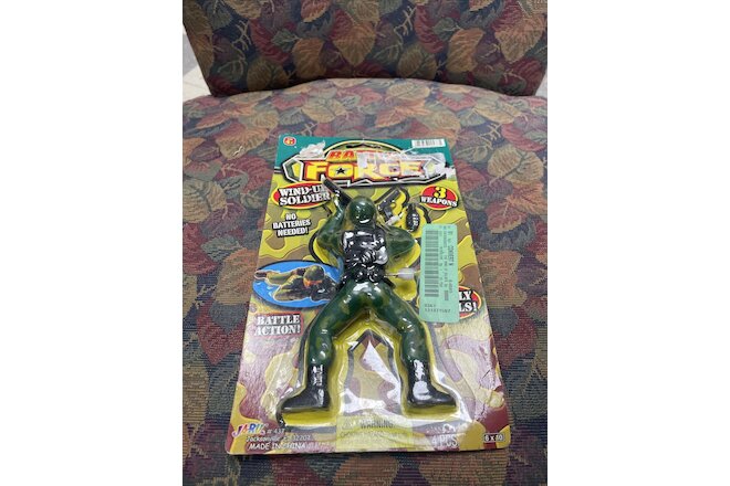 New In Pack Toy Wind Up Soldier By Battle Force