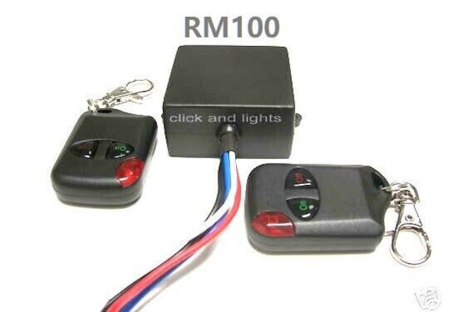 MSD 12V 15A 315mhz on off 2 remote control key fob 12V output relay switch RM100