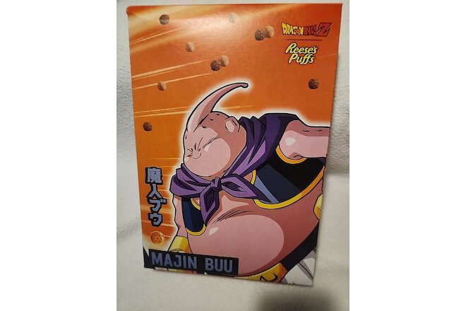 Limited Edition Dragon Ball Z Reese’s Puffs Family Size - Majin Buu (New)