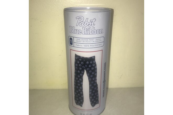 PBR Pabst Blue Ribbon Beer Lounge Pants in a can-SIZE SMALL S Swag Boxers