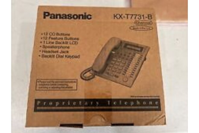 Panasonic KX-T7731 Display Phone (Black) (New In Original Box )