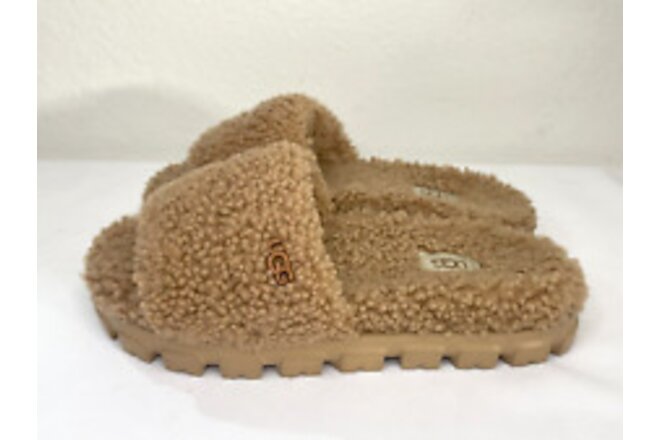 Ugg Women's Cozetta Curly Slide Slipper Size 6 Chestnut - 1130838 Store Display