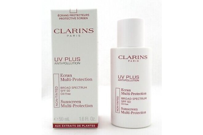 Clarins UV Plus Anti-pollution Sunscreen Multi-protection SPF50 1.6 oz. New