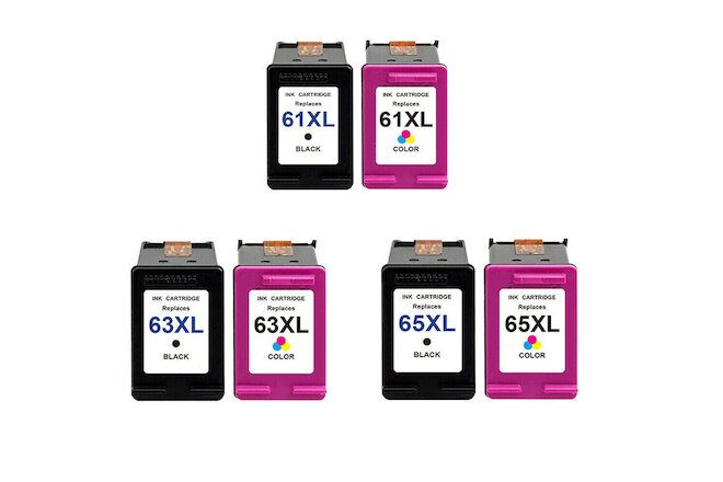 Ink Cartridge Black Color For HP 74XL HP 61XL HP 63XL HP 65XL HP 67XL - New Chip