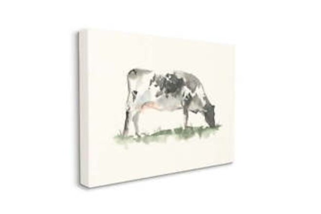Grazing Farm Cattle Neutral Cow Field Watercolor Design