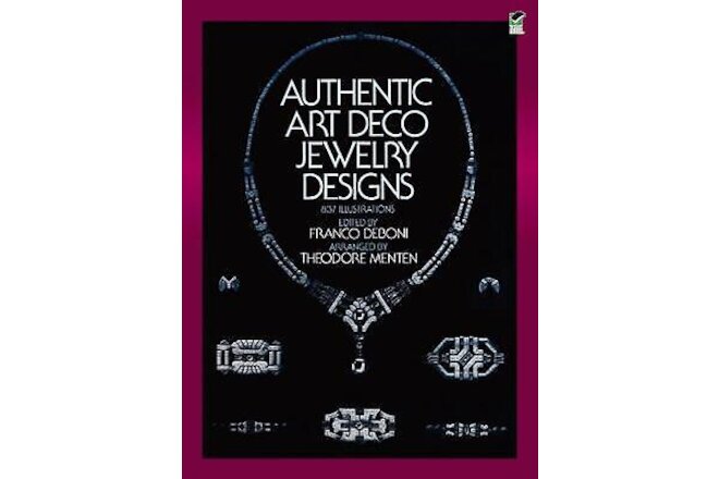 Authentic Art Deco Jewelry Designs by Franco Deboni (English) Paperback Book