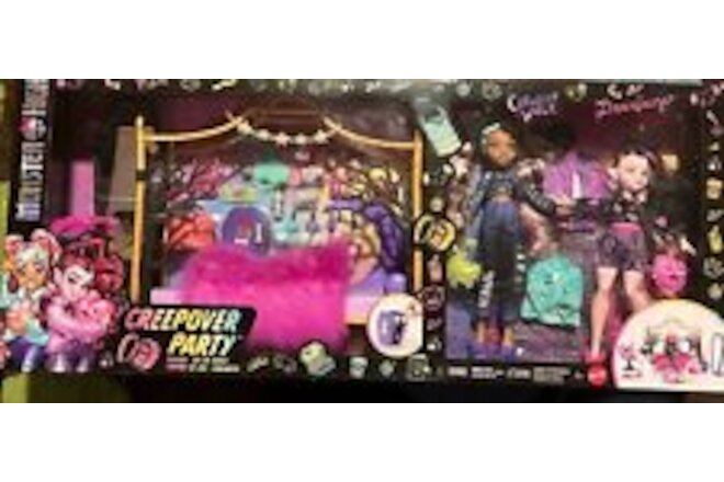 Creepover Bedroom Playset Cpooktacular Creepover with Two Dolls FREE SHIPPING