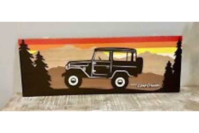 Outdoors Land Cruiser Picture- NEW (25”x9”)