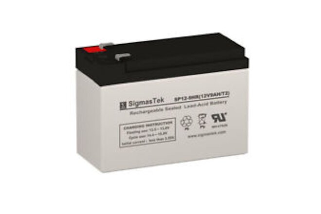 SigmasTek Battery Replacement for Holophane G60-6 Emergency Lighting 12V 9AH T2