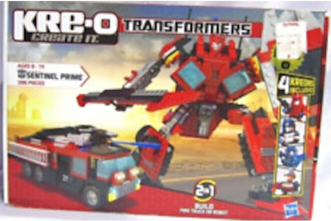 (NEW) Kre-o Kreo Transformers Sentinel Prime 30687 Robot Autobot Hasbro