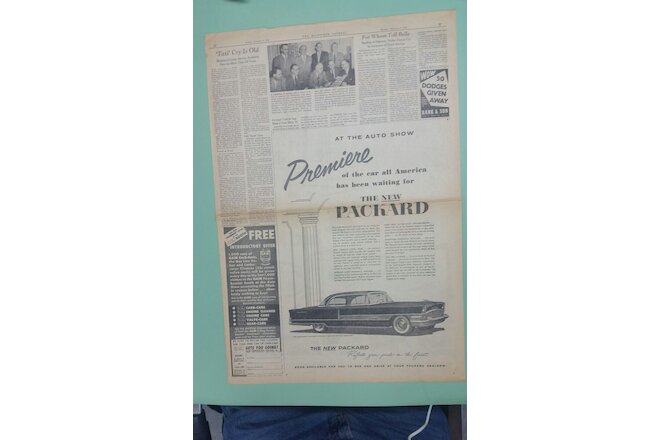 1955 Packard Patrician newspaper ad