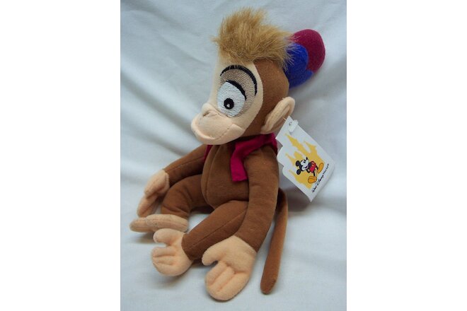 Walt Disney World Aladdin ABU THE MONKEY 8" Bean Bag Stuffed Animal Toy NEW