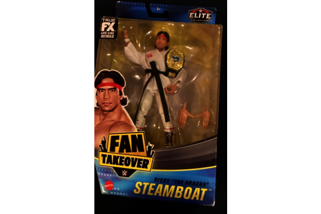 WWE Elite Fan Takeover RICKY THE DRAGON STEAMBOAT MIP!