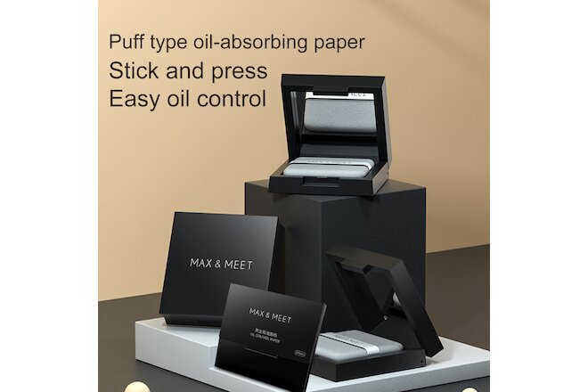 1 Set Oil Blotting Tissue Soft Oil Control Face Oil Absorbing Tissue Makeup Tool