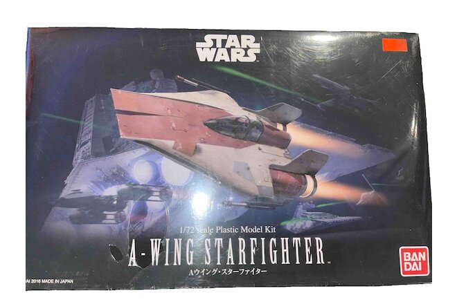 Brand New Bandai Hobby Star Wars - A-Wing Starfighter 1/72 Scale Model Kit