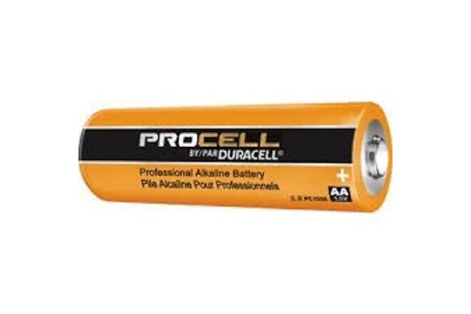 72 NEW DURACELL PROCELL AA Alkaline Batteries !!