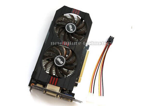 ASUS NVIDIA GeForce GTX 750 Ti  2 GB GTX750TI-OC-2GD5 GTX750TI Video Card 128Bit