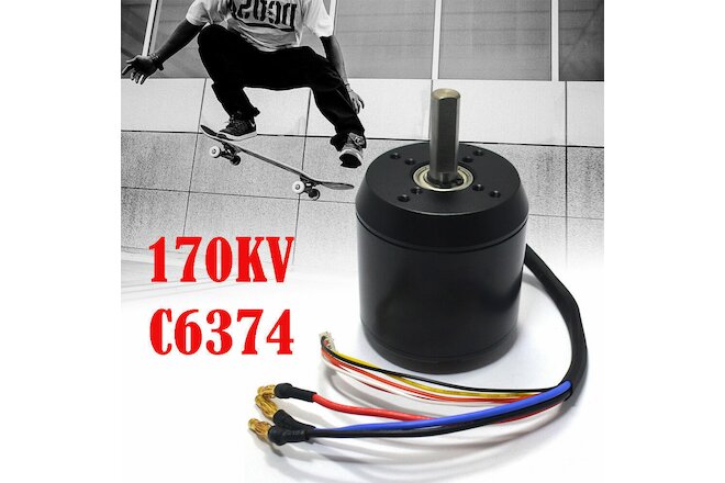 170KV Efficience Brushless Motor For Electric Skateboard Longboard C6374 2900w!