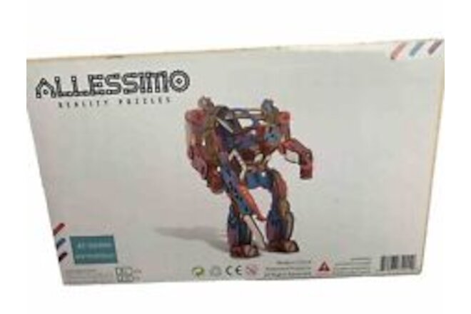 Allessimo Puzzles Future Bot Optimus Prime AMP POWERSUIT Wood Puzzle SEALED