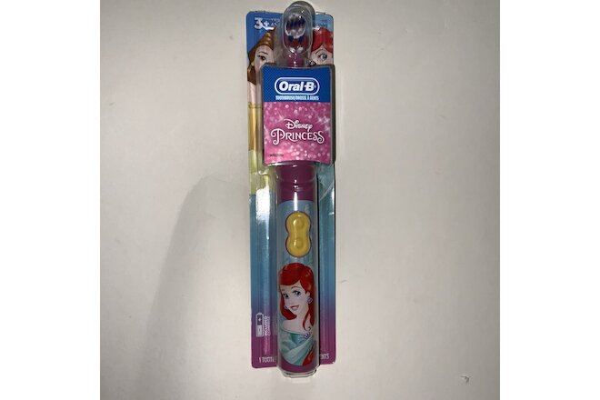 Oral-B Kids Battery Power Toothbrush Ariel Disney Princess Rotating Brush