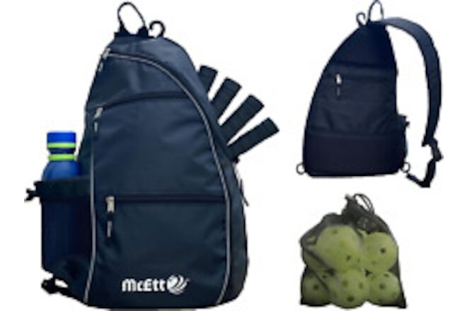 McEtt Pickleball Sling Bag – Adjustable Crossbody Backpack for Women Men – H