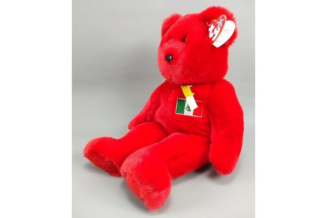Ty Beanie Buddy Osito the Mexican Bear Large 15" 1999 Retired Plush Toy MwMT