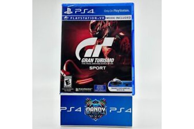 Gran Turismo Sport (PS4 Sony PlayStation 4, 2017) Brand New Factory Sealed