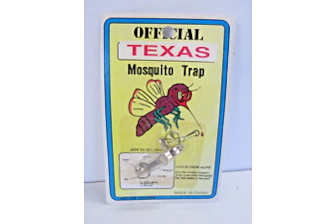Official Texas Mosquito Trap Gag Gift Souvenir Vintage Joke Trapper  80’s NEW OJ