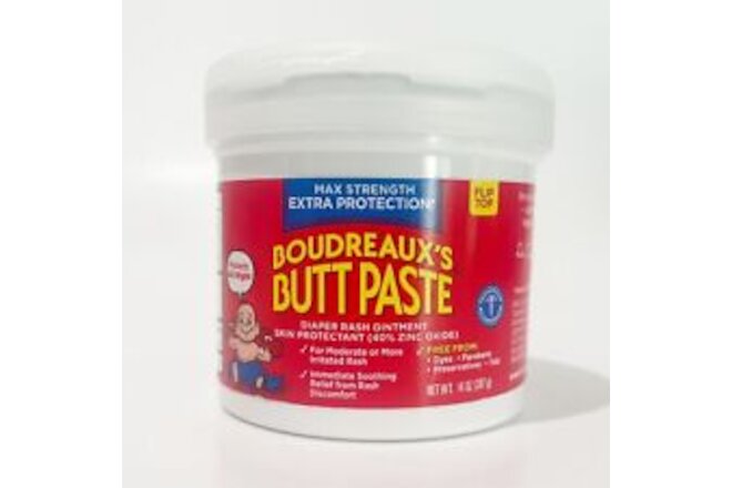 Boudreaux's Butt Paste Maximum Strength Diaper Rash Ointment 14 oz Jar