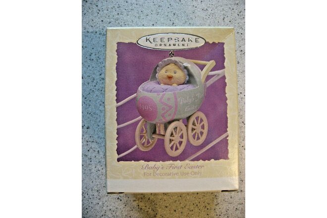 Hallmark Keepsake Baby's First Easter Ornament 1995 Easter Collection