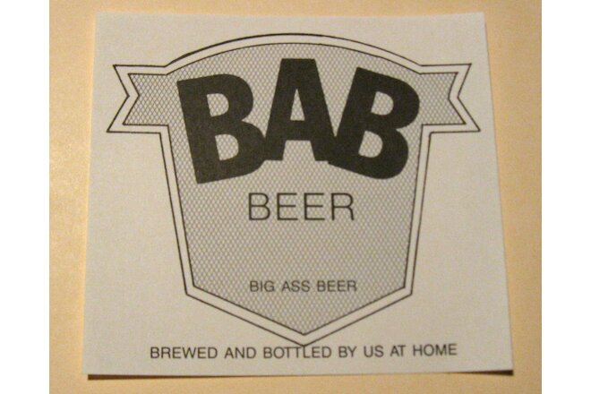 100 BEER LABELS - Need Some For Your BAD-ASS BEER Home Brewers? NEVER USED - NEW